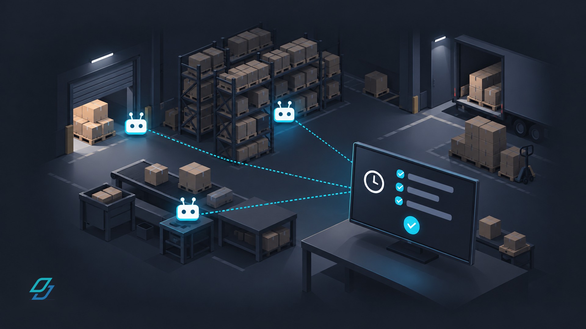 Pickware AI Agents: controles en rapporten draaien op de achtergrond
